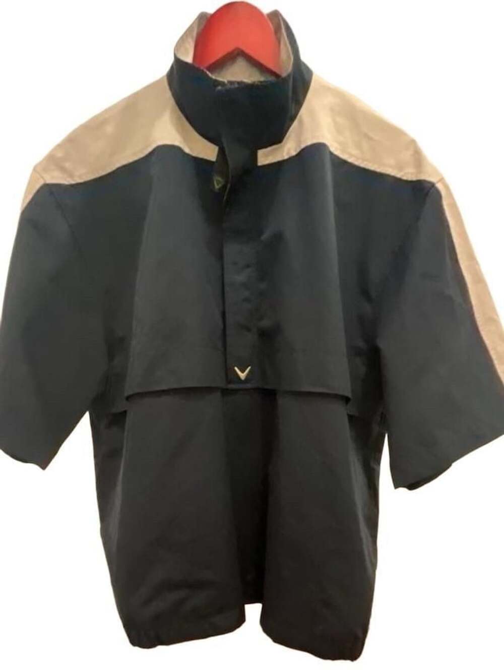 Callaway Golf Brushed Oxford Size L Short Sleeve Wind Jacket